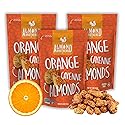Almond Brothers Roasted Almonds - Pack of 3, 5 oz - Orange Almonds with Cayenne Pepper - Gluten-Free, Non-GMO