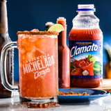 Clamato Original Tomato Cocktail, 64 fl oz bottle 2 Pack, Flavored With Tomato Juice & Spices, Perfect Mixer for the Authentic Michelada, Bloody Mary