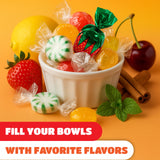 Hard Candy Assortment - 2 Pound Pack - Old Fashioned Hard Candy Individually Wrapped - Strawberry, Cinnamon, Butterscotch, Cherry, Lemon, Peppermint