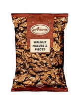 Aiva Products Walnut Halves & Pieces - Shelled Walnuts for Baking, Trail Mix, Desserts, Salads, Oatmeal, Granola, Toppings & Everyday Snacking (2 LB
