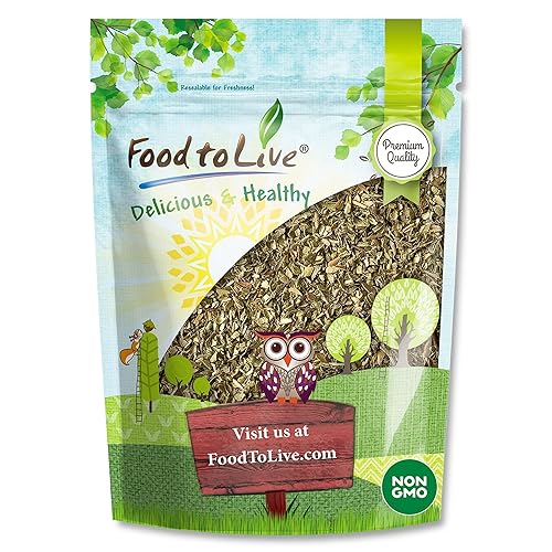 Food to Live Oregano, 4 Ounces - Whole Dried Leaves for Cooking and Baking. Traditional Mediterranean Spices. Vegan, Kosher, Bulk