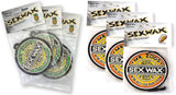 Sex Wax Air Fresheners 6-Pack (3 X's Coconut Scent & 3 X's Pineapple Scent)