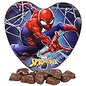 Spiderman Heart Box, 10 Individually Wrapped Chocolatey Candy Assortment, Gift Set, 2.12 Ounces