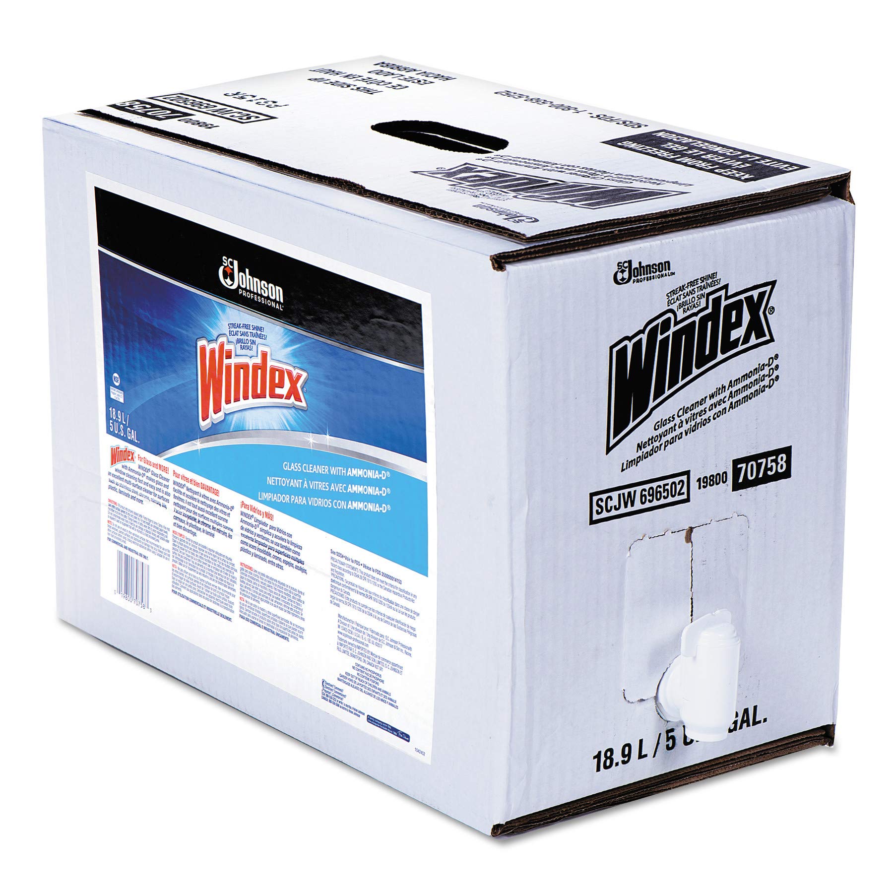 Windex SJN682251 Powerized Formula Glass/Surface Cleaner 640 Fl Oz (Pack of 1)