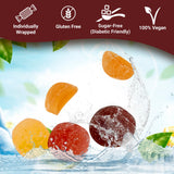 Sugar Free Bonelle Italian Fruit Jelly Candy - 1 Pound (Approx. 115 Pieces) - Sugar Free Candy Individually Wrapped - Perfect For Snacks, Movie