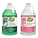 OdoBan Professional Cleaning Neutral pH Floor Cleaner and BioStain and Odor Remover, Made in the USA, 1 Gallon Each