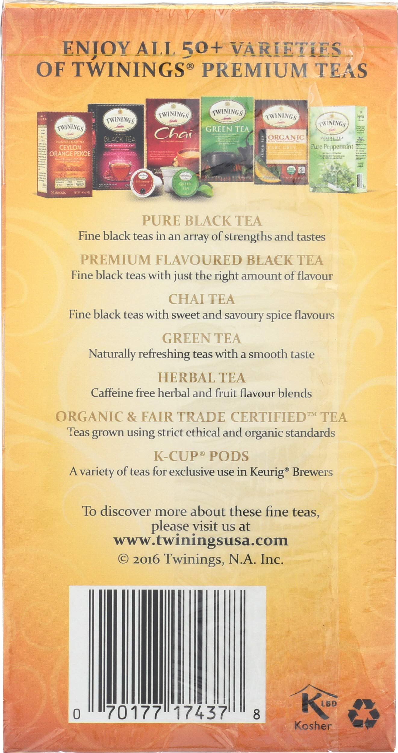 Twinings Tea Earl Grey Extra Bold, 20 CT