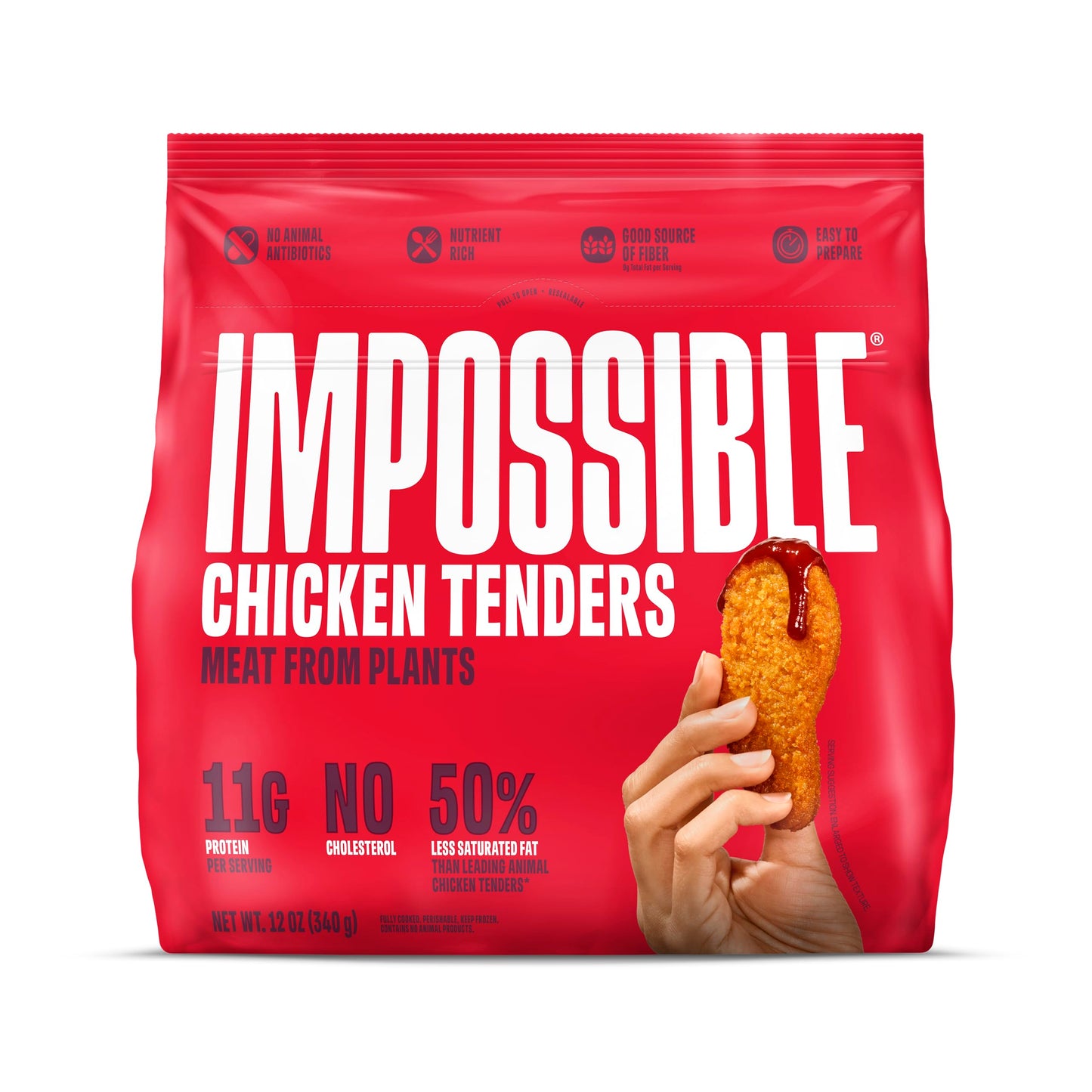 Impossible Chicken Tenders Plant Based, 12 Ounce