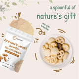 Brewers Yeast Powder for Lactation, 3lbs (90 Servings) | Debittered Brewers Yeast for Breastfeeding Support | Great for Lactation Cookies & Tea | Rich
