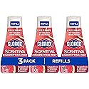 Clorox Scentiva Disinfecting Mist, Grapefruit and Orange Blossom, Refill, 16 Fl Oz Each, Pack of 3