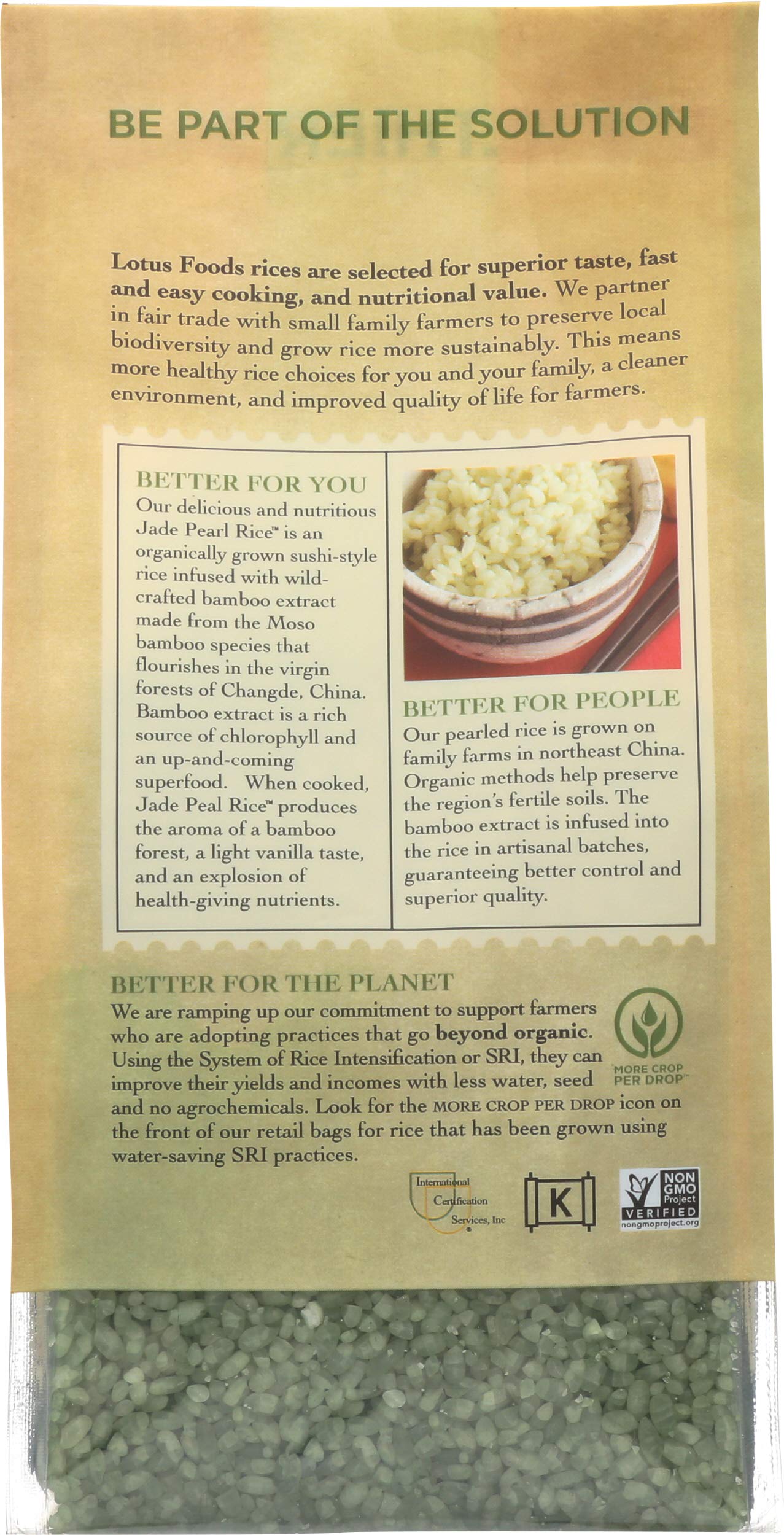 Lotus Rice - Jade Pearl - 15 OZ