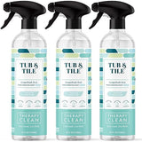 Therapy Bathroom Cleaner Spray 24 fl oz. (3-Pack) - Daily Shower Cleaner for Soap Scum, Hard Water Stains - Non-Toxic, Bleach-Free, Foaming Formula