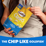Goldfish Crisps Salt & Vinegar Baked Chip Crackers, 4.8 Oz Bag