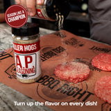 Killer Hogs AP Seasoning, Championship BBQ and Grill All Purpose Dry Rub for Beef, Steak, Burgers, Pork, and Chicken, Salt, Pepper, Garlic, 5 lb Bag