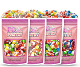 Freeze Dried Candy Variety Pack, Fruit Crunch, 4 oz (4 Pack), Original, Wildberry, Sour, Tropical, Assorted Combo, Gift Bag