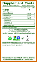 Pack of 4 x Traditional Medicinals Organic Eater's Digest Herbal Tea - 16 Tea