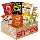 Frito-Lay Snack Time Favorites with Baked, Smartfood, Sunchips and Quaker Chewy Granola Bars Variety Pack, (Pack of 40)