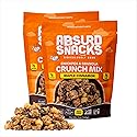 Absurd Snacks Chickpea & Granola Crunch Mix, Nut-Free, Gluten-Free, Plant-Based Snack, Good Source of Protein & Fiber 5 Ounce (Pack of 2), Maple