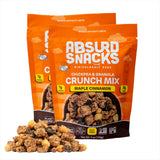 Absurd Snacks Chickpea & Granola Crunch Mix, Nut-Free, Gluten-Free, Plant-Based Snack, Good Source of Protein & Fiber 5 Ounce (Pack of 2), Maple