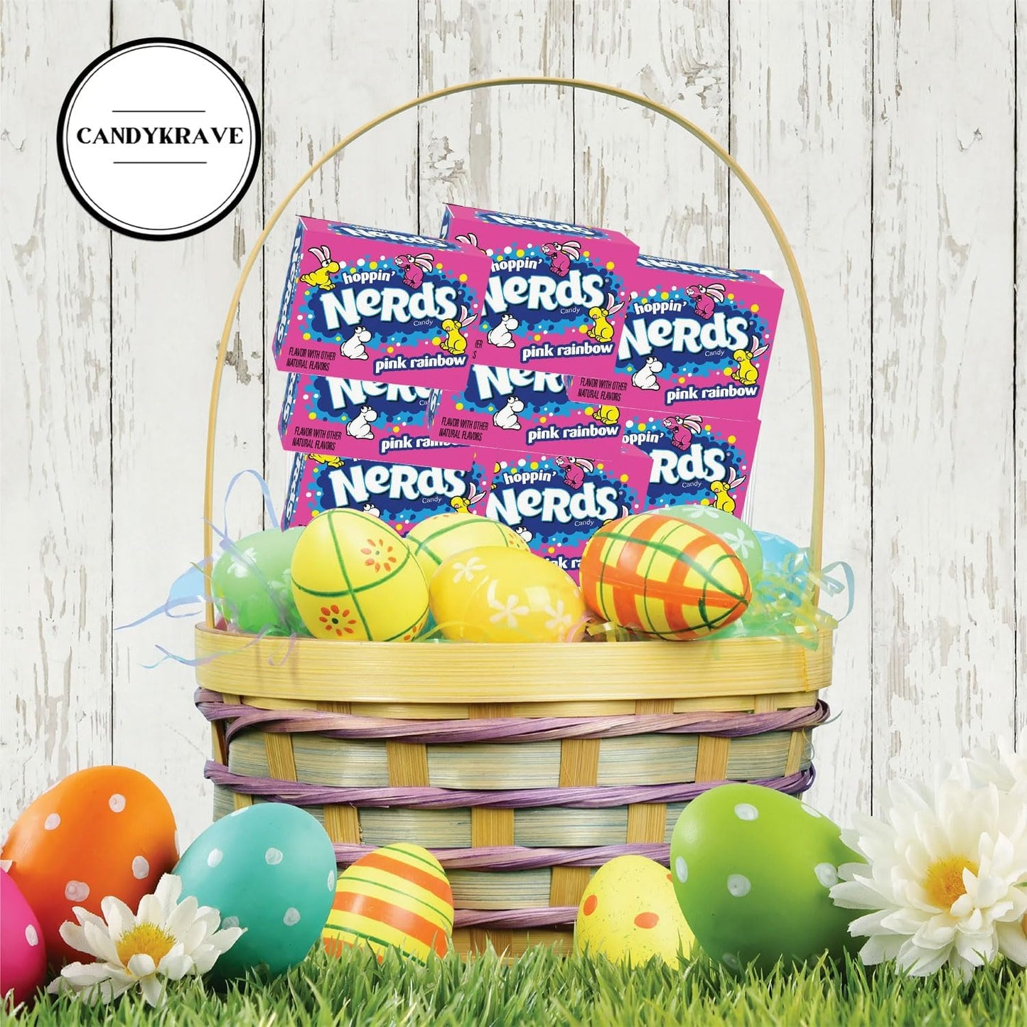 Wonka Nerds Gummy Clusters - Blue & Pink Rainbow - 1 lbs Individually Mini Candy Boxes - Valentines & Easter Treat Pack - Classic & Delicious Gummy