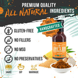 Lane's Pineapple Chipotle BBQ Sauce, All-Natural Tropically Inspired Barbecue Sauce, Goes Great with Chicken, Pulled Pork & Brisket, No MSG, No