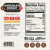 Chocolate Donut Topper Seasoning Mix by Flavor God - Zero Calorie Seasoning for Ice Cream, Donuts, Coffee, Cookies, Popcorn, Pancakes, & Snacks - Low