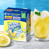 Wyler's Light Lemonade Variety Pack, 40 ct Singles to Go Powder Packets, Water Drink Mix, Variety Pack, Pink, Strawberry & Blueberry Lemonade, Sugar