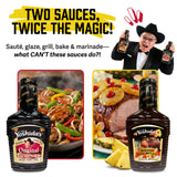 Mr. Yoshida's Japanese Barbecue Sauce 2 Pack -1 Original Gourmet Japanese Barbecue Sauce and 1 Hawaiian Gourmet Marinade & Cooking Sauce