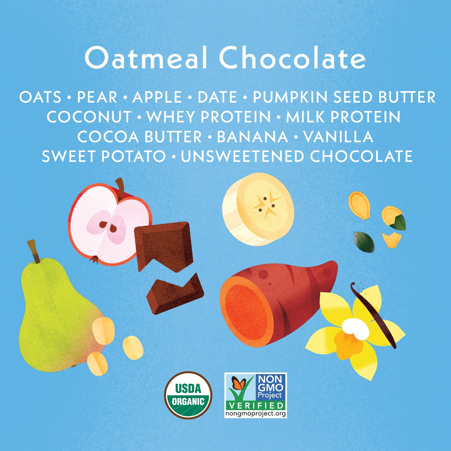 ONCE UPON A FARM Organic Chocolate Chip Oatmeal Bar Sgl, 1.6 OZ