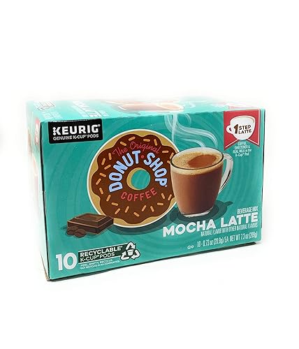 Donut Shop Mocha Latte Keurig K-Cup Pods - 10 count