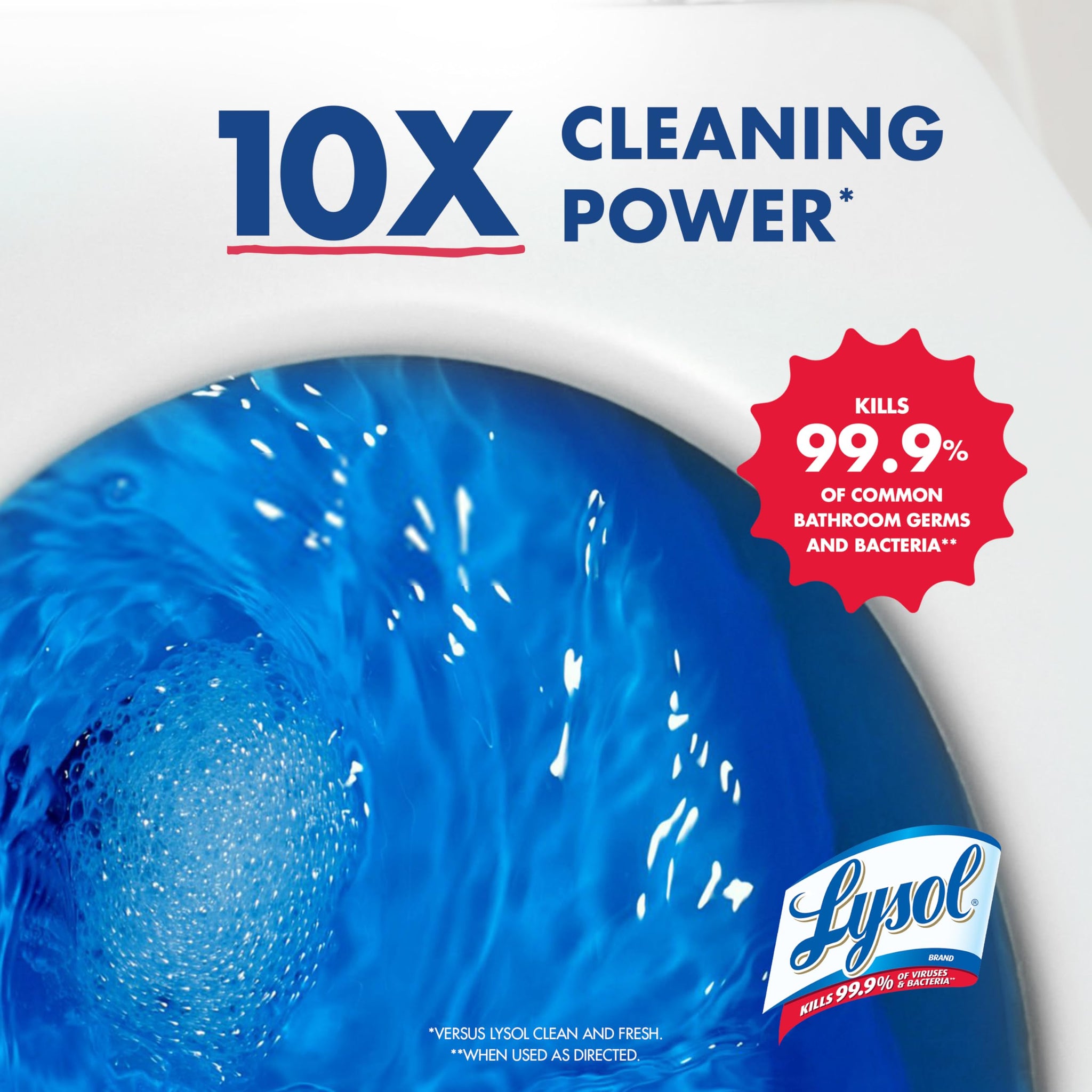 Lysol Toilet Bowl Cleaner, Max Strength Bathroom Cleaning Supplies, Toilet Bowl Cleaner Clinging Gel, Home Essential, Instant Stain Removal