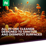 Nisus DSV Disinfectant, Sanitizer, Virucide, Concentrated Solution for Hard Non-Porous Surfaces, Hospitals, Homes, Industrial & Food Processing Areas