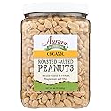 Aurora Products Organic Roasted & Salted Peanuts, 44 Oz