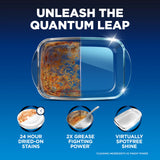 Finish Quantum Dishwasher Pods, No Pre-Rinse Dishwasher Detergent Soap Removes 24HR Dried-On Stain and Grease, Leaving a Virtually Spotless Shine, 100