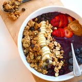 Grandy Organics Peanut Butter Dark Chocolate Granola Clusters - Certified Organic & Gluten Free - 6g Protein - Non GMO & Vegan - Peanuts, Chocolate