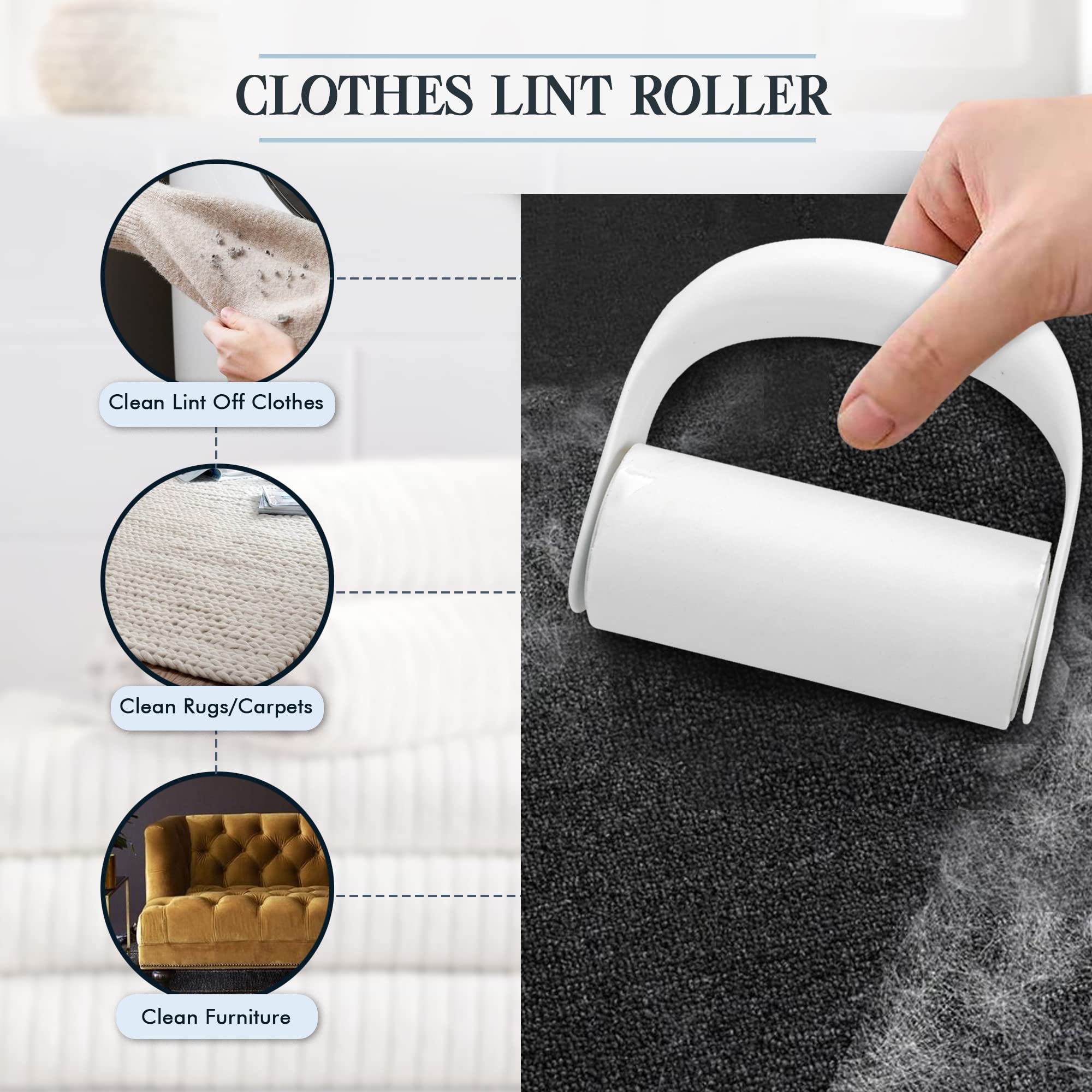 Knowstyle Metal Magnetic Lint Bin for Laundry Room Decor - Laundry Room Trash Can with Dryer Lint Brush for Dryer Vent - Metal Laundry Lint Bin