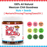 SAUCE UP Smoky Salsa Macha Chili Oil | Authentic Mexican Flavor | Chipotle, Nuts, Seeds | Vegan, Keto, Gluten-Free, No MSG, 100% Natural | Handcrafted