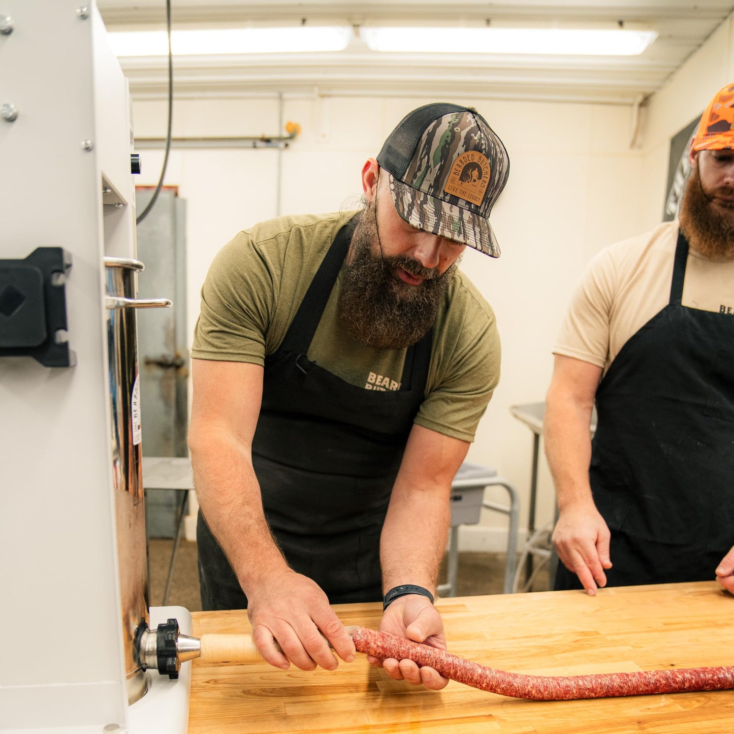Bearded Butchers Chorizo Sausage DIY Kit - Includes Authentic Spiced Chorizo Seasoning & 32mm Collagen Casings - For Up to 25 lbs Meat - Mild Heat