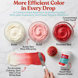 Bakerpan Red Oil-Based Dye-Free Food Coloring Powder for Baking - 30g - Plant-Based, Natural Coloring for Buttercream Frosting, Chocolate, Candy