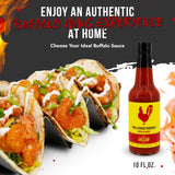 Lane's One Legged Chicken Buffalo Sauce, Award Winning Buffalo Wing Sauce, Delicious Bold and Tangy Flavor, Goes Great with Chicken, Meat & Pizza, No