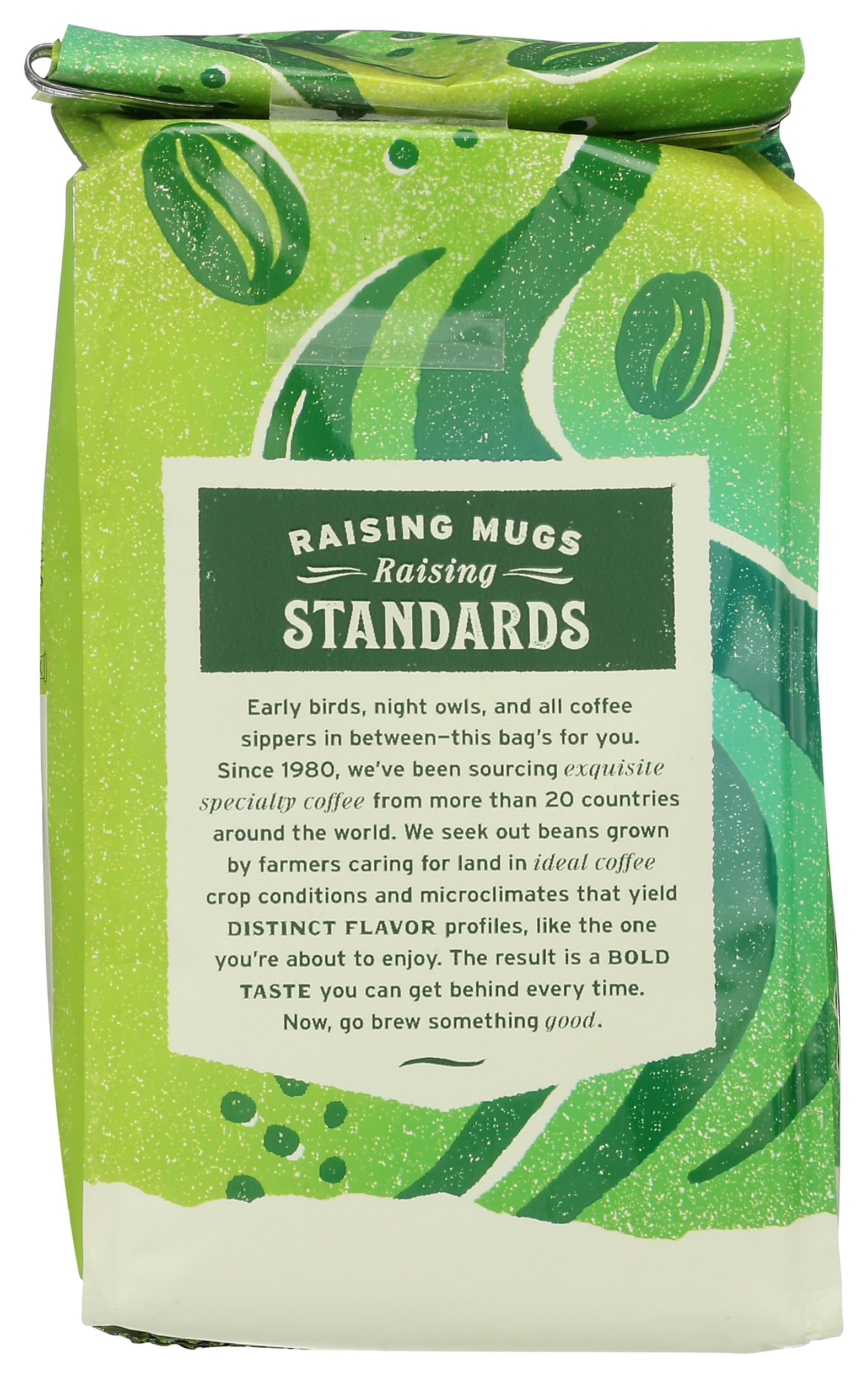 Whole Foods Market, Rainforest Blend Medium-Dark Roast Ground Coffee, Cocoa, Caramel & Toasted Almond, 12 Ounce