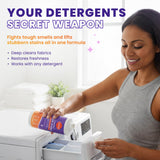 Lume Laundry Stink & Stain Eraser - Detergent Booster & Sink Soak - Eliminates Body Odor In Clothes - Odor Blasting Enzyme Blend - Make Your Detergent