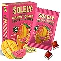 SOLELY - Organic Mango & Guava Whole Fruit Gummies (1 Box, 5 Single Serving Bags per Box) - Real Fresh Fruit - Healthy Snacks for Adults & Kids - Non