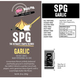 Dizzy Pig SPG Garlic (Salt, Pepper & Garlic) Seasoning Rub (Quart Shaker) - Hand Made in the USA - Seasons Around 120lbs of Food - MSG Free, Gluten