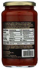 Raos Reserve Balsamic Marinara Pasta Sauce, 19 OZ