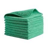 Rubbermaid Commercial Products HYGEN r-40 Recycled Microfiber Cloths, 12"" X 12"" Green, 24-Pack, Durable, Lint-Free, Wet-Dry Cleaning for Home