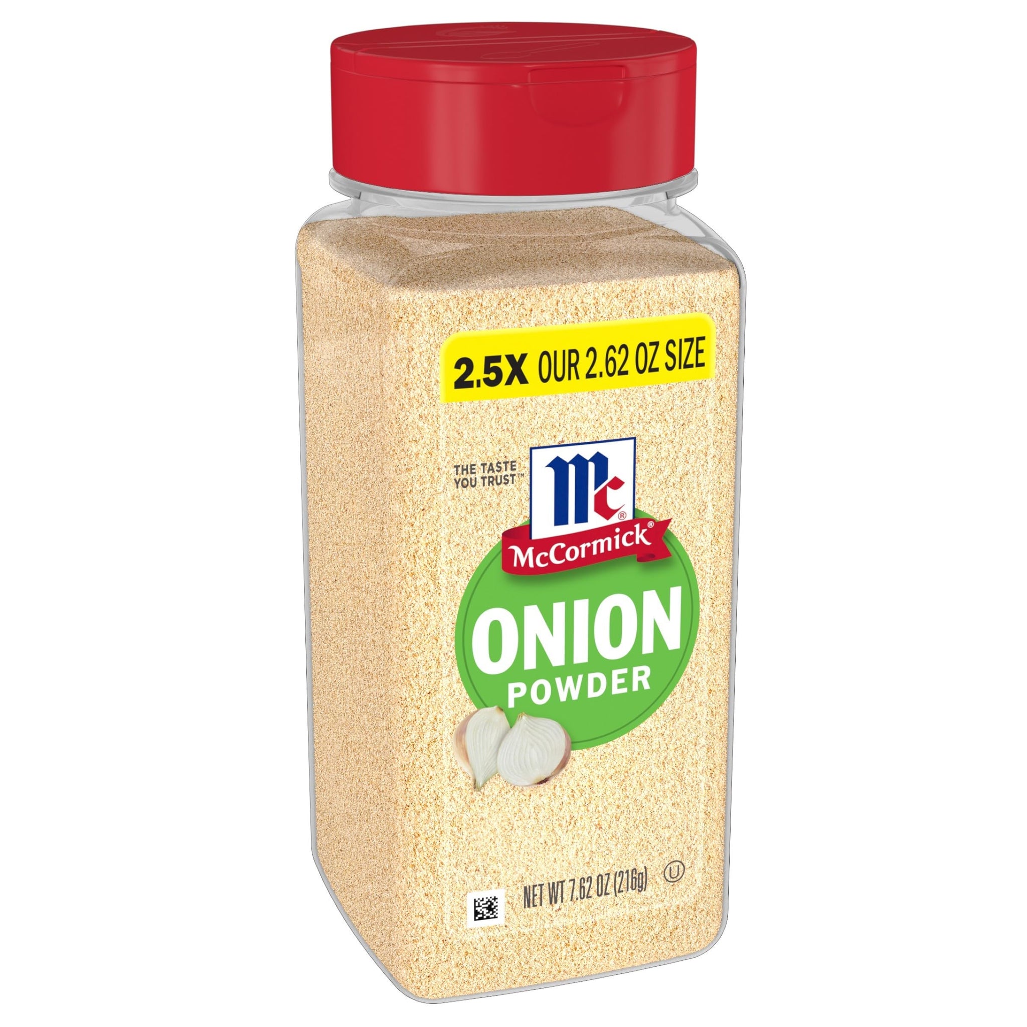 McCormick Onion Powder, Non GMO, Made with Fresh, Whole, Onions, For Bringing Consistent Onion Flavor to Meals & Recipes, 7.62 oz