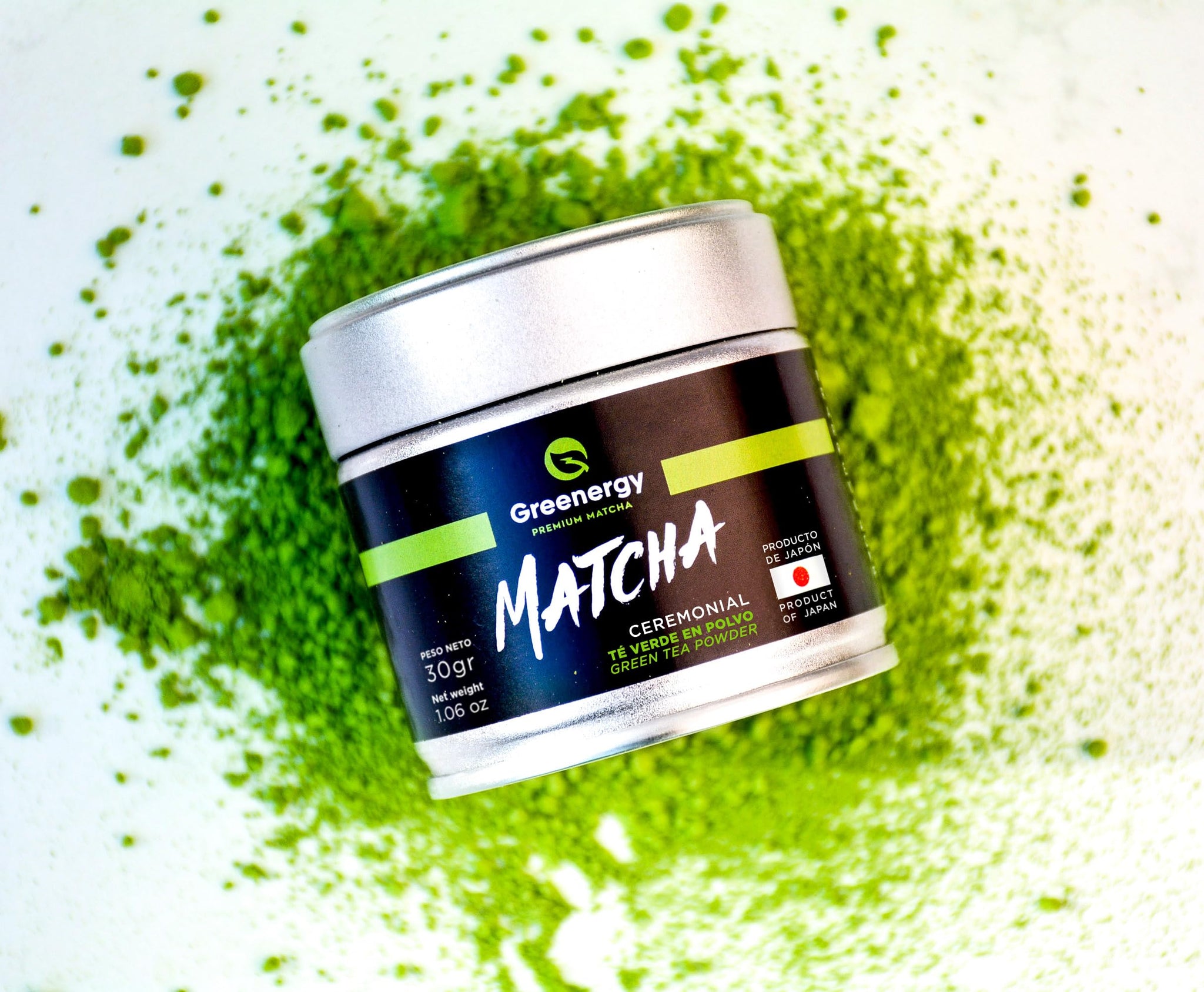 Greenergy Ceremonial Matcha Green Tea Powder, Premium Japanese, 1.06 oz (30g)