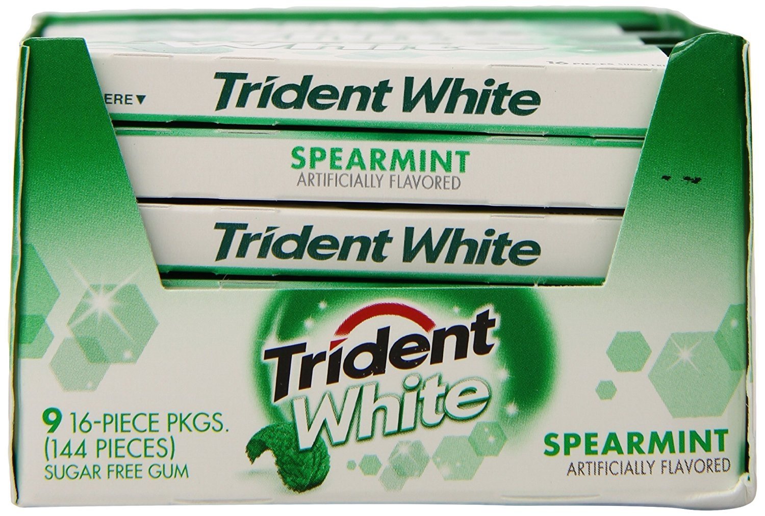TRIDENT WHITE SPEARMINT 9CT
