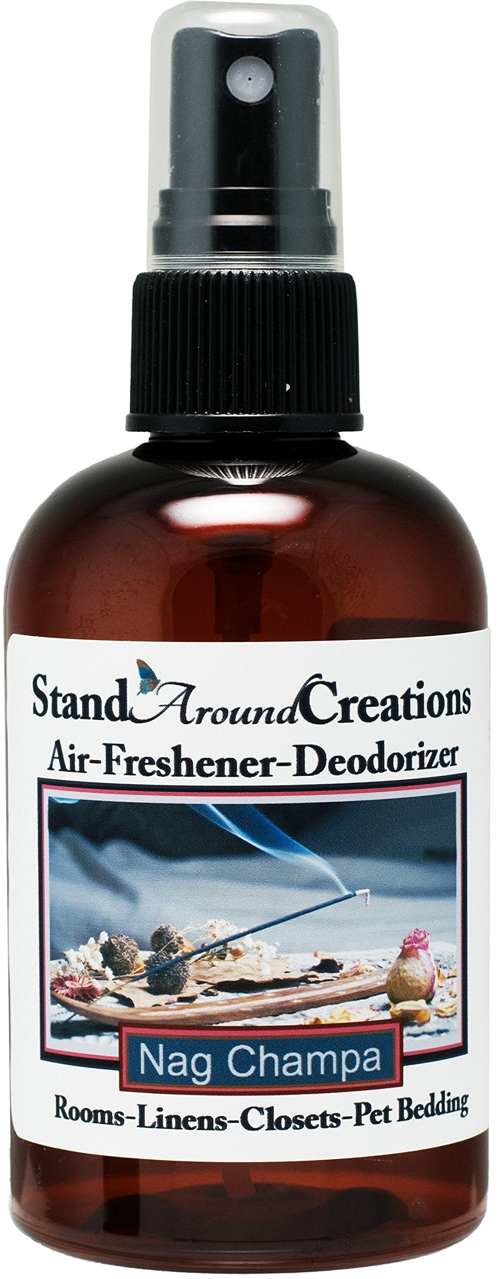 Nag Champa 4-fl. oz. Concentrated Air Freshener/Deodorizer non-aerosol Spray